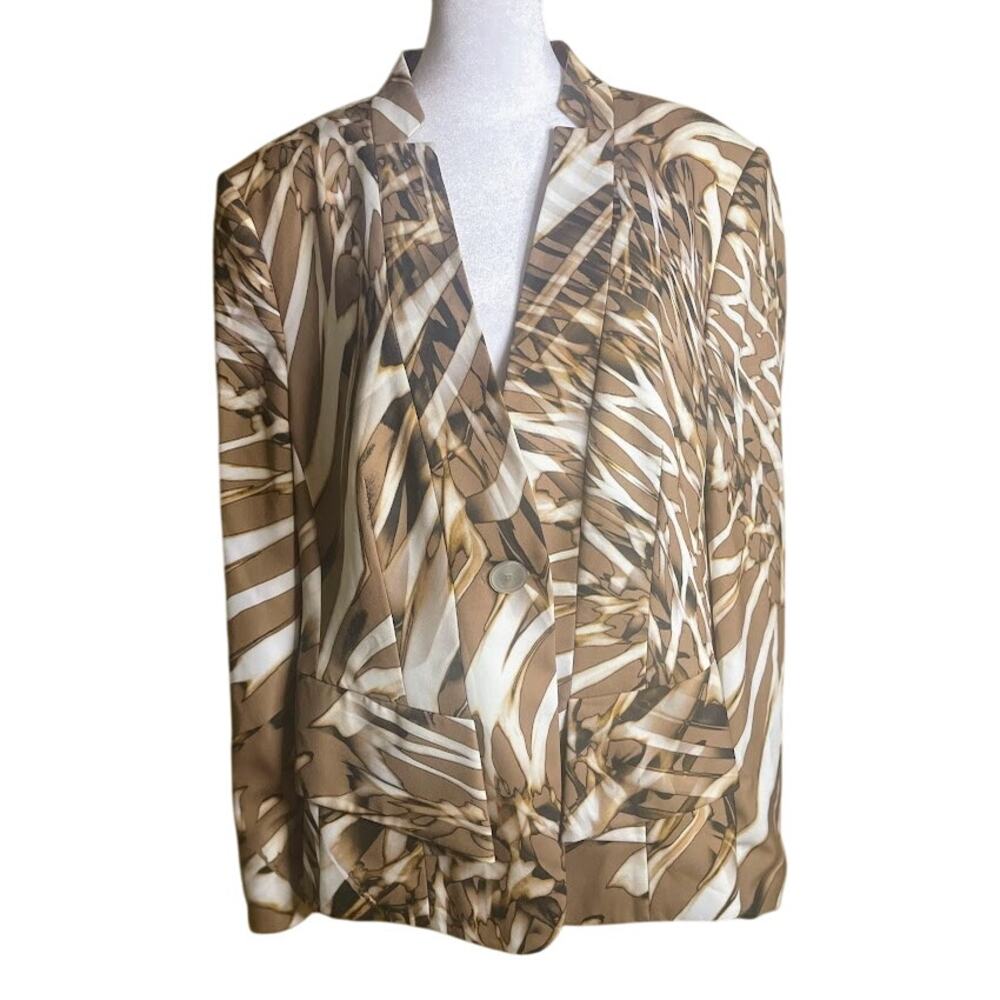 Basler Marrakesh Gold Single Button Blazer US‎ Size 14 NWT